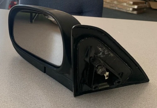93-97 TOYOTA COROLLA FRONT LEFT SIDE VIEW MIRROR BLACK USED OEM