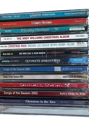 その他 Live [DVD] Lot of 13 Classic Christmas CDs – 90s Country Rock Pop Andy