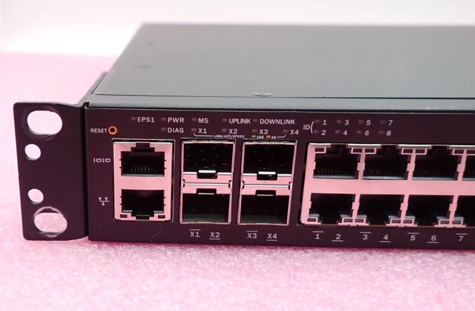 Brocade ICX 6450-48 48x Gigabit Ethernet + 4x 1/10Gb SFP Port Switch (2x10G Lic) - Image 2 of 4