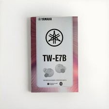 Yamaha TW-E7B True Wireless Active Noise Canceling Earbuds, White, Brand New
