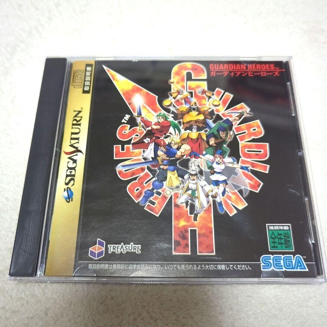 Guardian Heroes Sega Saturn Japan Import Testé Complet Treasure Action RPG