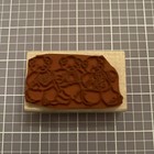 Rubber Stampede Lucy & Company Teddy Bear Three Joggers 032-D  Rubber Stamp Cute — photo 3