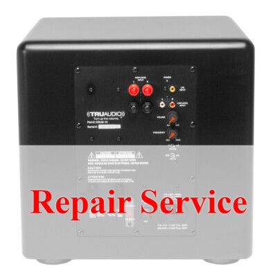 Paradigm UltraCube 10, Truaudio CSUB-10 Subwoofer - nur Reparaturservice.