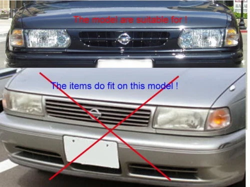 1991~92~1993~94 faros transparentes luces de esquina para Nissan B13 Sentra Tsuru Foto 2 de 4