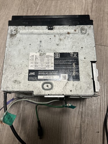 JVC KW-AV61 Pantalla Táctil 2 DIN DVD Receptor Sintonizador AM/FM Como No Probado - Imagen 3 de 9