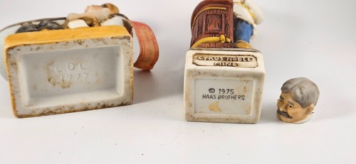 Vintage Haas Brothers Cyrus Noble Mine Bartender and Miner in Bathtub Decanters - Picture 4 of 4