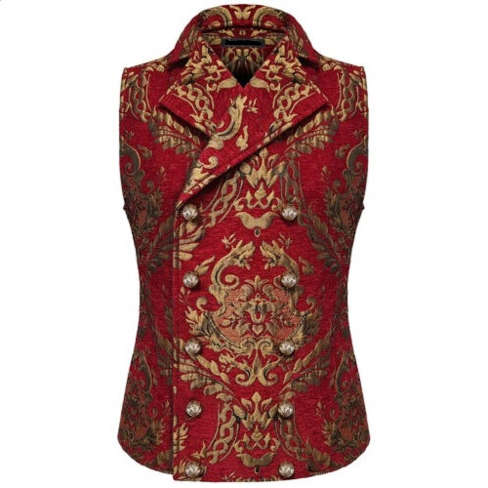 Men's Formal Suit Vest Fit for Business or Red Casual Dress