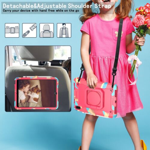 For 13'' 12.9'' 11" 10.9" iPad Air/ iPad Pro Case with 360 Degree Rotating Stand - Picture 75 of 88