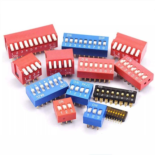 2.54mm pitch DIP/SMD Toggle Switch PCB Toggle Snap Switches 2/3/4/5/6/8/9/10 Pin - Picture 6 of 29