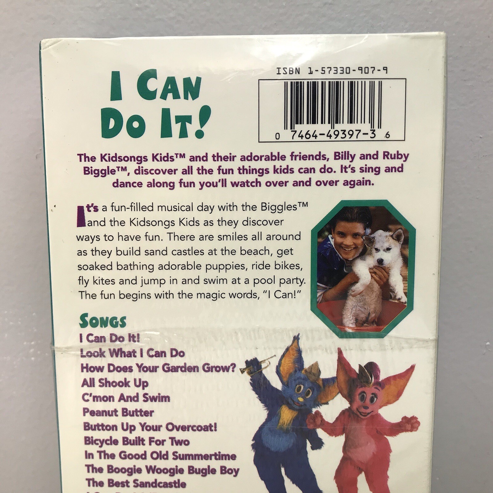 Kidsongs I Can Do it! VHS Video Tape Kids Sing Along Magical Biggles
