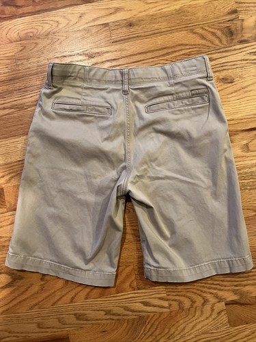 Lee Extreme Comfort Boys Youth Chino Shorts SZ 16 Husky Beige Stretch Waist EUC - Picture 5 of 8