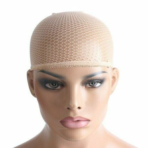 Elastic Fish Net Weaving Wigs Liner Cap Wig Natural Beige Blonde Nude Skin - Picture 2 of 10