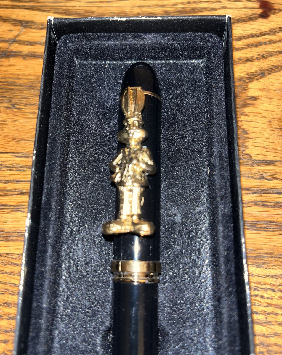 Vintage 1990's Looney Tunes Bugs Bunny Black & Gold Pen Rare