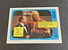1985 Topps WWF Who's Your Next Challenger #57 Hulk Hogan