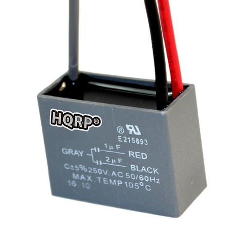 Ventilador de techo HQRP CBB61 250VAC / CBB65 370-440VAC condensadores de arranque de motor de doble funcionamiento - Imagen 24 de 26