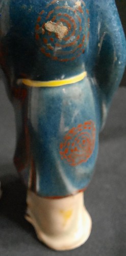 Set Of 2 Vintage Chinese Figurines Male & Female 4" (Small) Marked on Bottom - Picture 6 of 13
