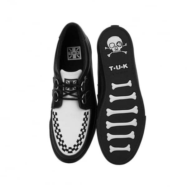 T.U.K. Scarpe Da Uomo & Da Donna Bianco e Nero Nero e in Pelle VLK CREEPER sneaker 76c3e6 T.U.K. Scarpe Da Uomo & Da Donna Bianco e Nero Nero e in Pelle VLK CREEPER sneaker 76c3e6