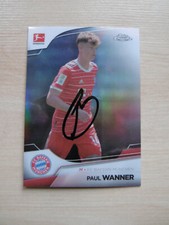 Paul Wanner autograph signed TC Topps Chrome "Bayern Munich"