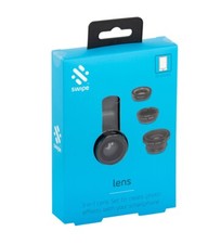 3 in 1 Mobile Camera Lens Fish Eye Wide Angle Macro Clip Set for PHONE NEW BOX