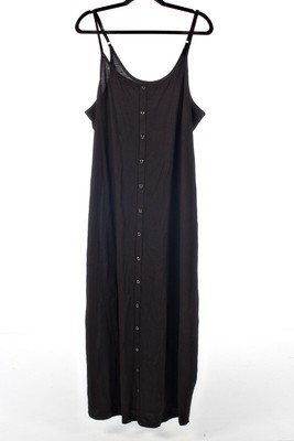 Torrid Sleep Black Sleeveless Long Sleep Dress Size 1