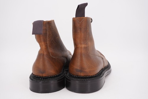 USADO 5x | $770 BOTA GRENSON TRIPLE RIBETE MARRÓN UK 10 G US 11 GOODYEAR NOBUCK - Imagen 6 de 17