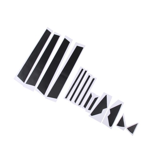 Carbon Fiber Texture Center Pillar Post Decal Cover Fit For Subaru WRX 2022-2023 - Foto 6 di 11