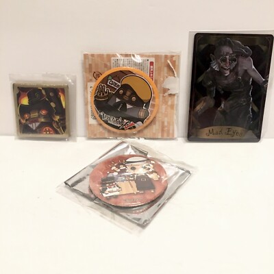 Identity V Winter Cafe Promo Lot o 4 Buttons Card BANDAI TCG Anime Game Japanese