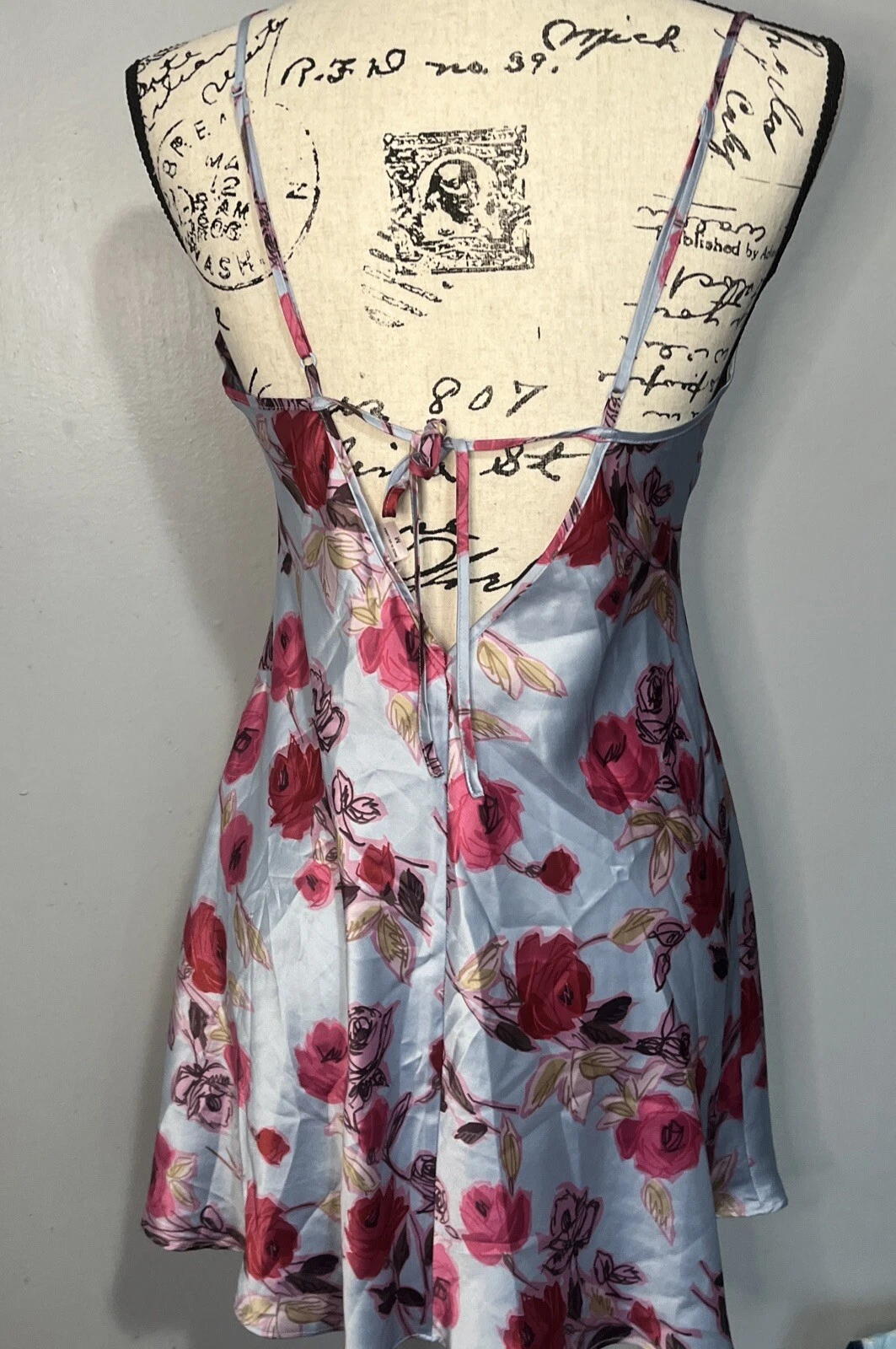 UNDERCOVER Abito Victoria's Secret vintage floreale slip pizzo