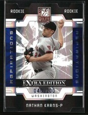 Nathan Karns 2009 Donruss Elite Extra Edition #115 Baseball Card /200
