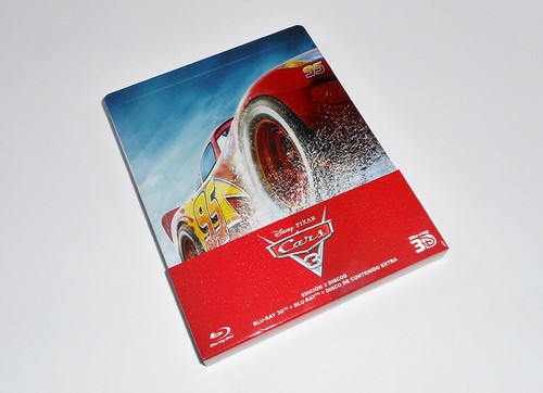 PELICULA BLURAY+3D DISNEY CARS 3 EDICION METALICA STEELBOOK PRECINTADA - Imagen 3 de 12