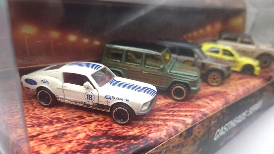 Majorette CASTHEADS SERIES 5 Car Gift Pack - Ford Mercedes Land Rover - NEW - Image 3 of 4