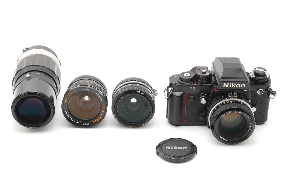 All Work【NEAR MINT w/4 Lens】Nikon F3 HP Ai-s 50mm f/1.8