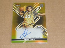 2022/23 Topps Finest OTE JALEN LEWIS AUTOGRAPH/AUTO GOLD REFRACTOR /50 K4417