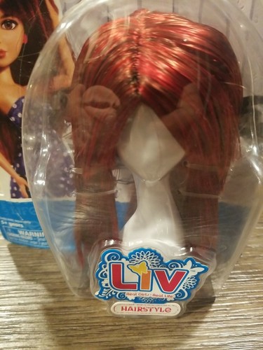 LOTE DE 5 pelucas de peinado de la vida real para niñas reales liv 2009-10 NUEVAS CON SOPORTES - Imagen 7 de 12