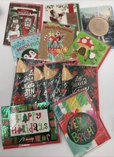 Assorted Christmas Lot Of 10 Greeting Cards w/ Envelopes