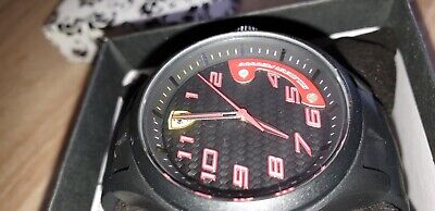 Scuderia Ferrari 0830288 Men Pit Crew Black Silicone Strap Scuderia Ferrari 0830288 Men Pit Crew Black Silicone Strap