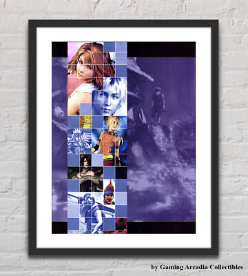 Ａ-1 ファイナルファンタジーＸプレステション-2ポスター Final Fantasy X-2 very rare Promo Poster 59x42cm Square Enix