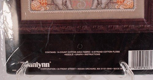 Janlynn Counted Cross Stitch Kit Noah's Sampler 89-31 NIP 1993 - Picture 5 of 6