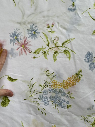 VTG SPRINGMAID Floral FULL/DBL Flat Sheet & 2 Pillowcases ~ Wondercale VGUC - Imagen 7 de 7