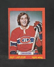 1973 Topps Guy Lafleur #72 ~~ Montreal Canadiens ~ Nice Card