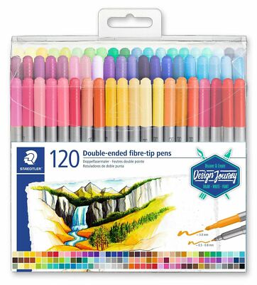 Staedtler - Set di brush pen acquerellabili con doppia punta | Mondo Artista