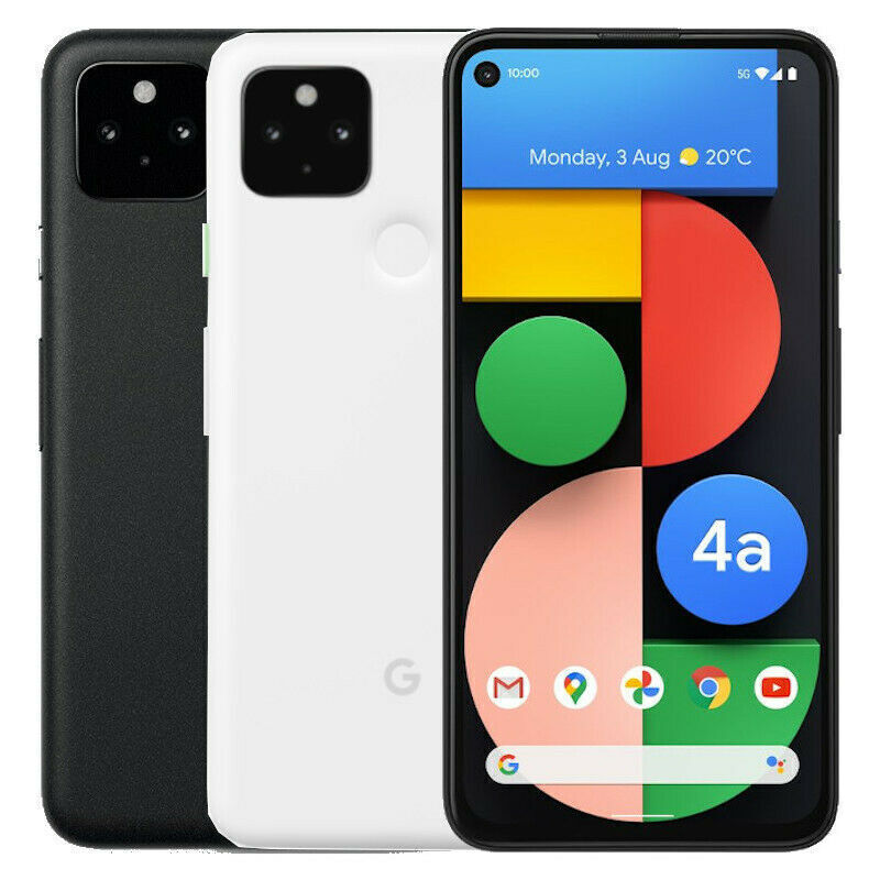 Google Pixel 4a 5G G025E - 128GB - Clearly White (Unlocked ...