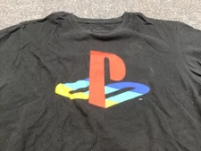 Play Station T Shirt Mens Medium Black Ripple Junction Short Sleeve Graphic Tee