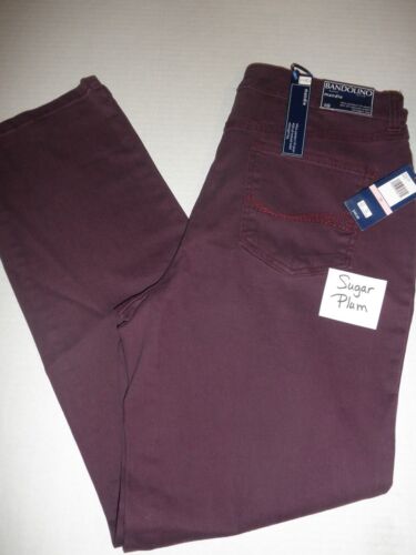 NWT $48 Bandolino MANDIE Classic Fit Straight Leg Womens Jean 6 8 10 12 14 16 18 - Picture 16 of 34