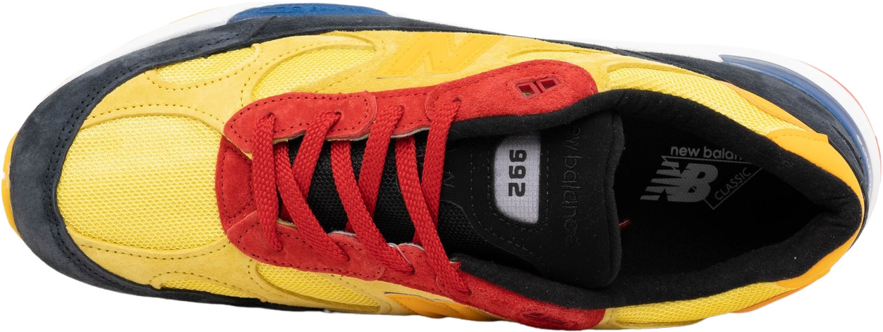 New Balance 992 Made in USA Atomic Yellow Red for Sale