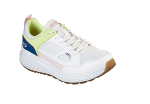 SNEAKER DONNA SKECHERS 117023 BIANCO MULTI, MEMORY FOAM | eBay