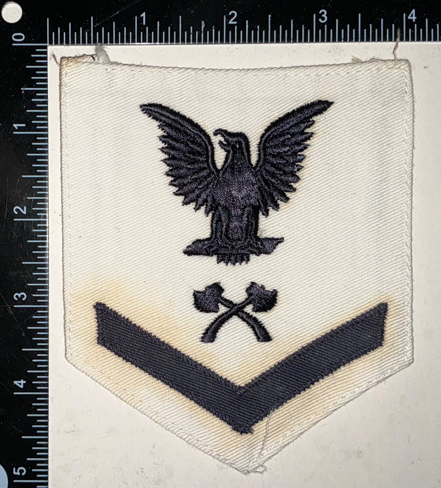WWII Navy USN Carpenter Mate Petty Officer 3rd Class Rate Patch | eBay