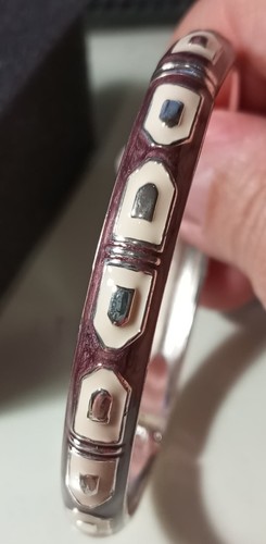 Bracciale Stroili oro collezione Sal Y Limon. Smaltato,rigido,chiusura a scatto. - Foto 3 di 4