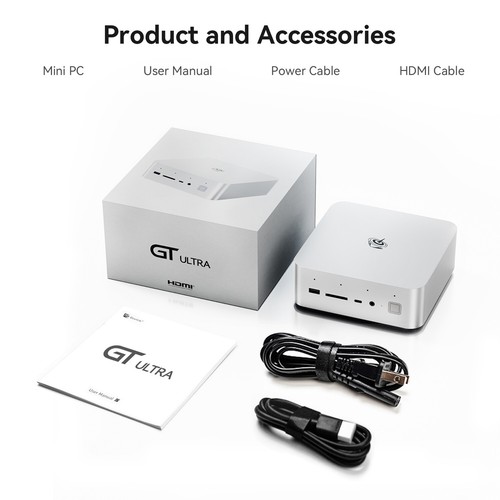 Beelink Mini PC Juego GTi14 Intel Core Ultra 7 155H DDR5 32G+1T hasta 4,8 GHz Gris - Imagen 24 de 24