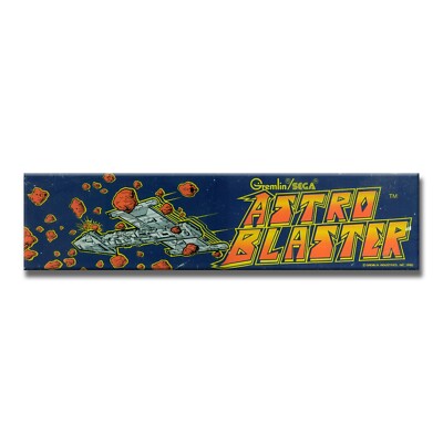 Astro Blaster Premium Arcade Marquee For Restoration Cab Backlit Sign